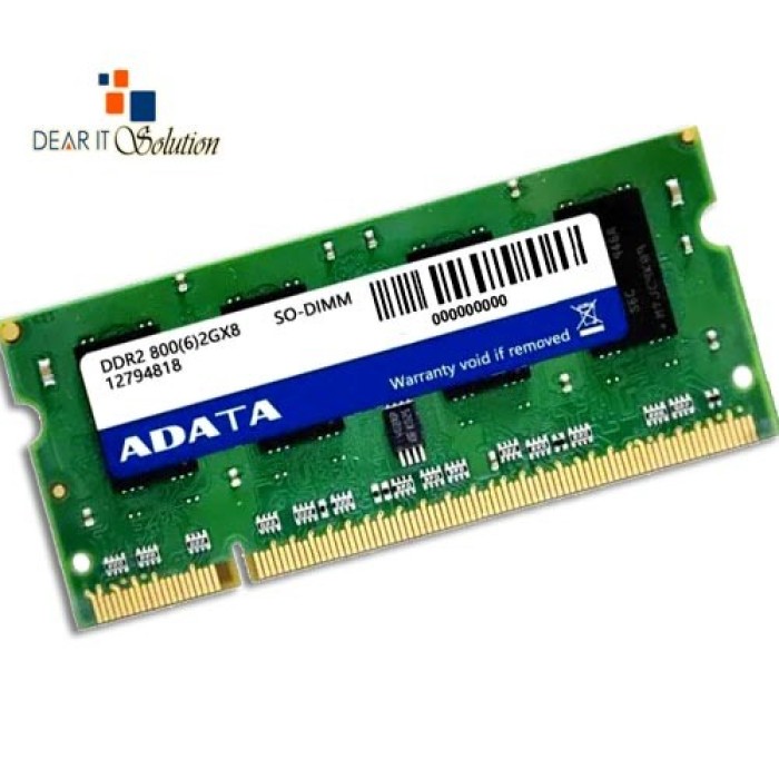 ADATA 2GB DDR2 800 MHZ LAPTOP RAM Best Price | BD