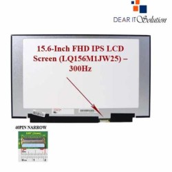 15.6-Inch FHD IPS LED Screen (LQ156M1JW25) – 300Hz Display