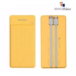  Awei P88K 10000mAh Mini Fast Charging 22.5W Built-In Cable Power bank