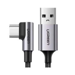 Ugreen US284 Right Angle 90° Type-A 2.0 to Type-C 1M Cable #50942