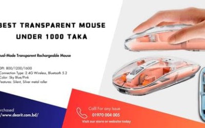 T5 is the Best Transparent Mouse Under 1000 Taka